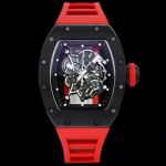 RICHARD MILLE Factory RM055 Black carbon fiber case watch